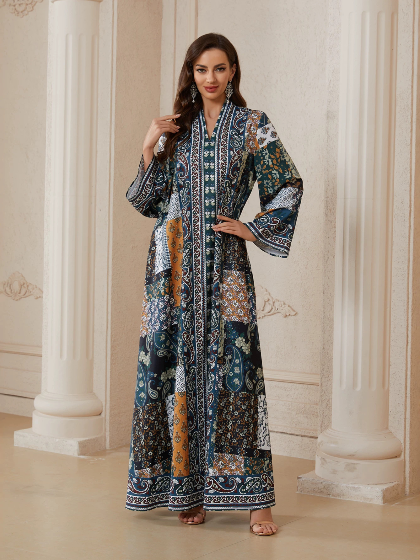 Multi Printed Jalabiya