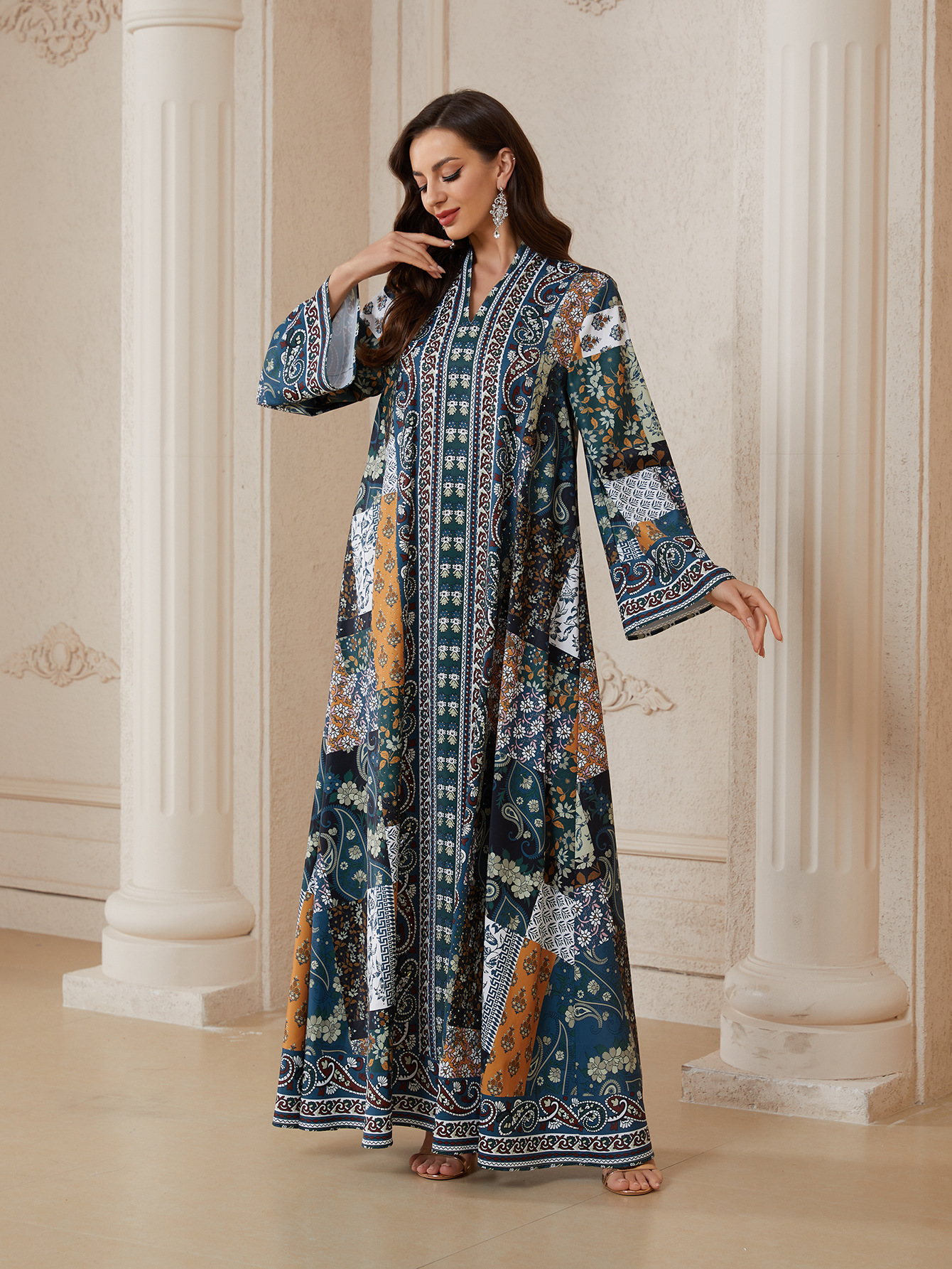 Multi Printed Jalabiya