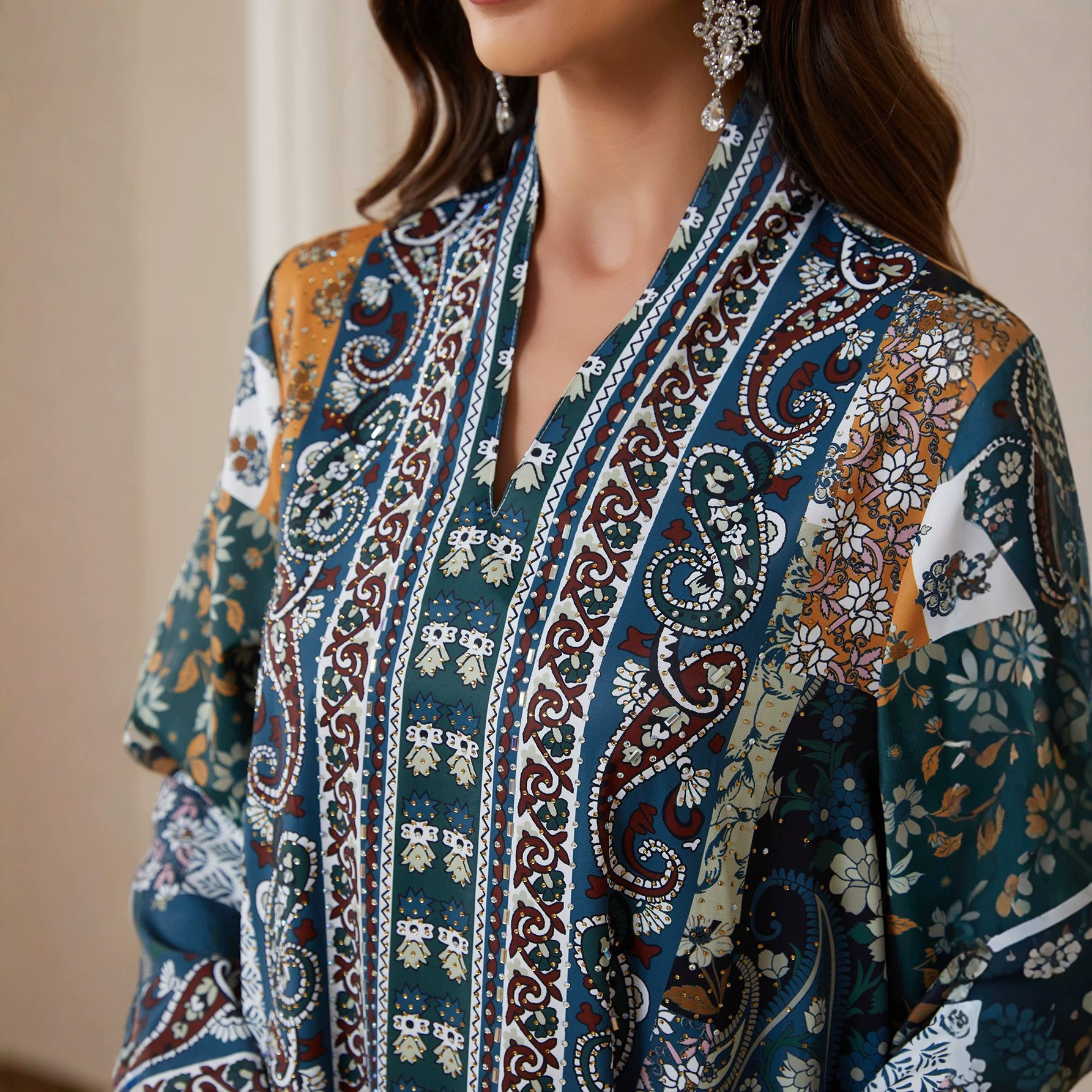 Multi Printed Jalabiya