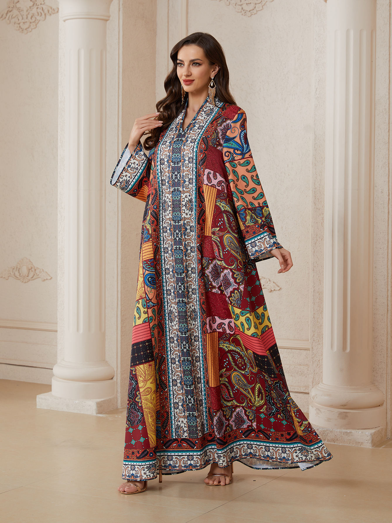 Multi Printed Jalabiya
