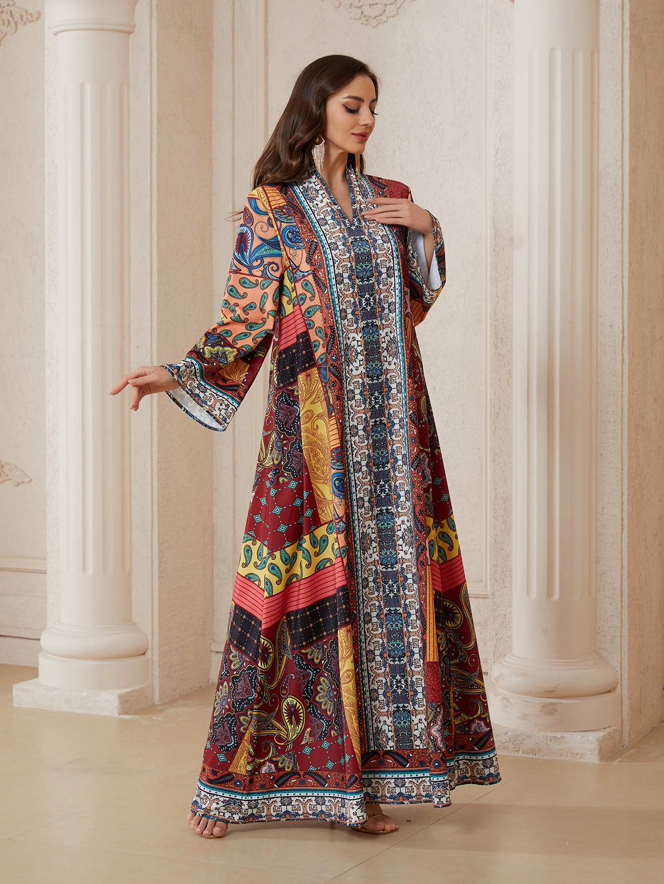 Multi Printed Jalabiya