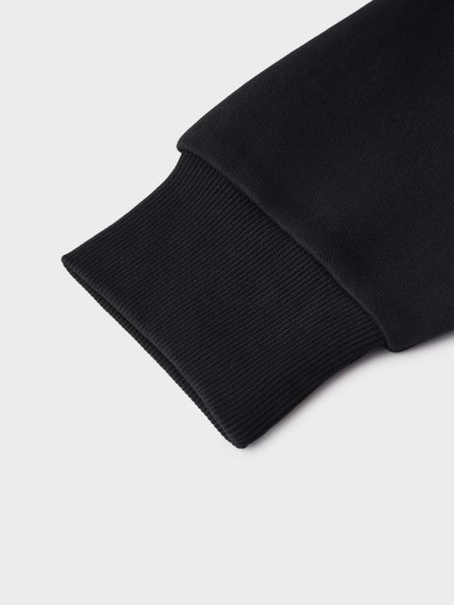 Black Logo Patch Sweatshirt