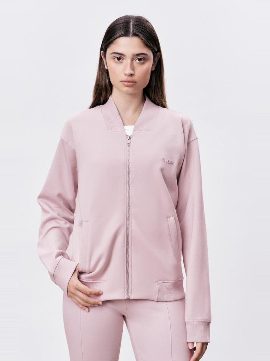 Lilac Interlock Regular Fit Jacket