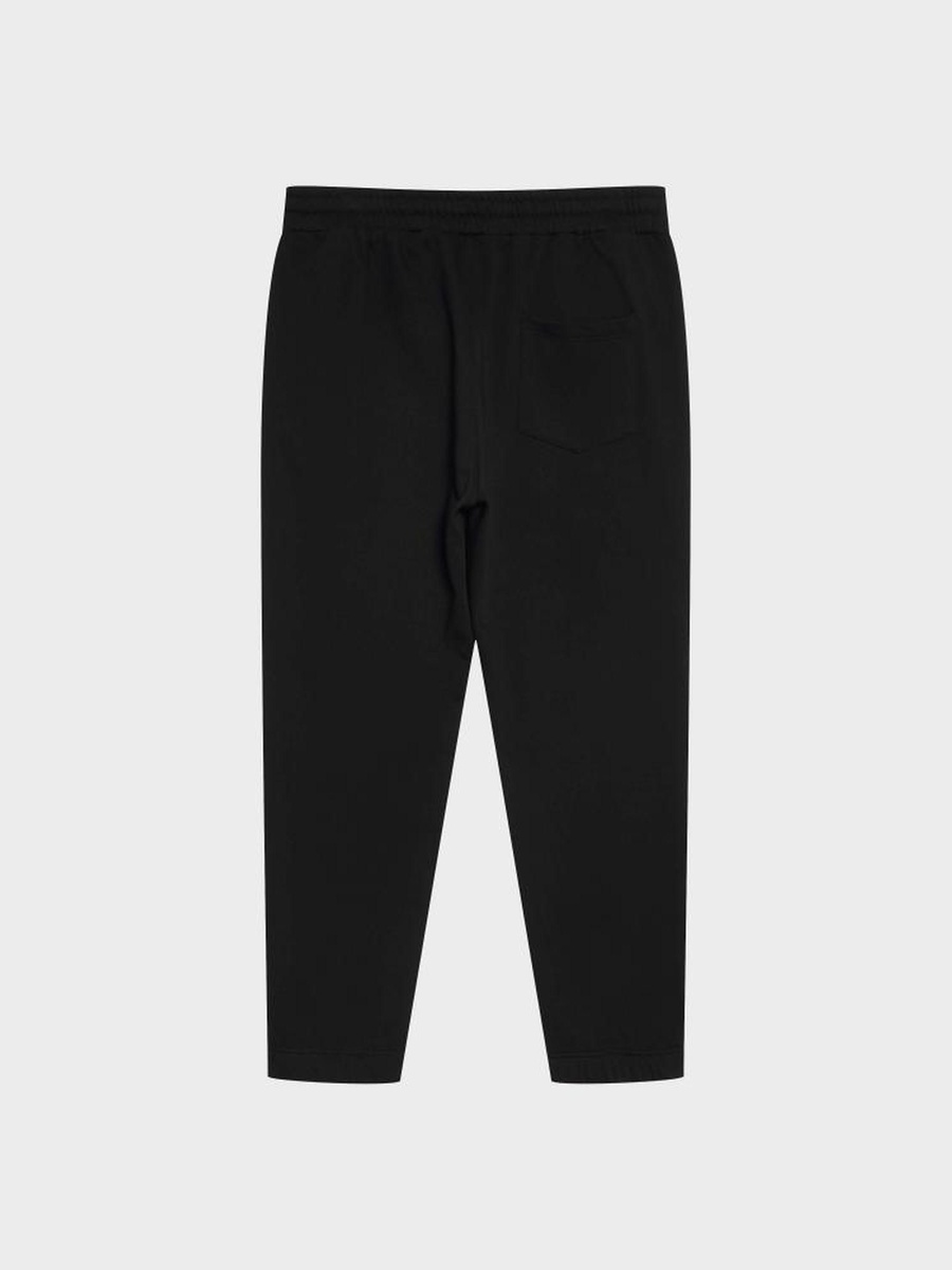 Black Relaxed Fit Casual Pants