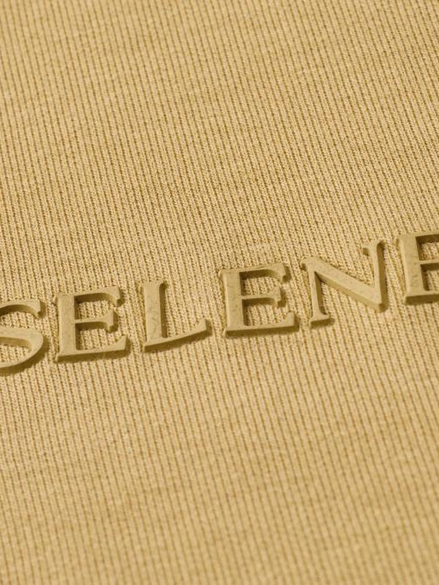 Beige Short Sleeve Cotton T-Shirt