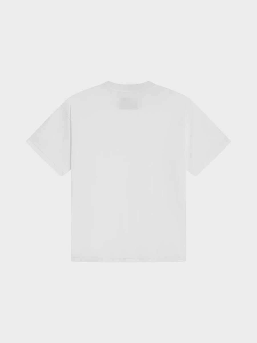 White Oversized Crew Neck T-Shirt-Unisex