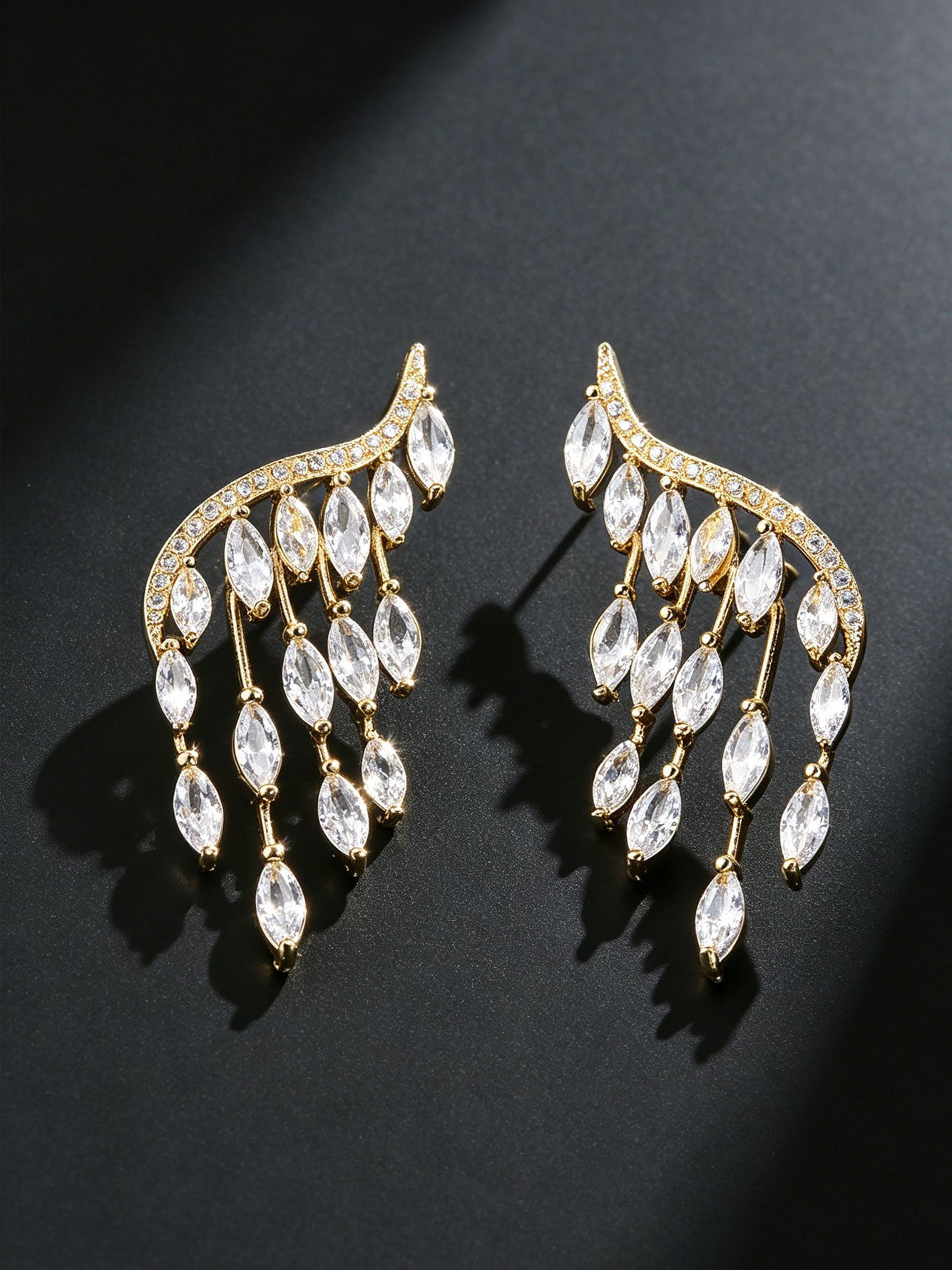 Gold Solid Earrings