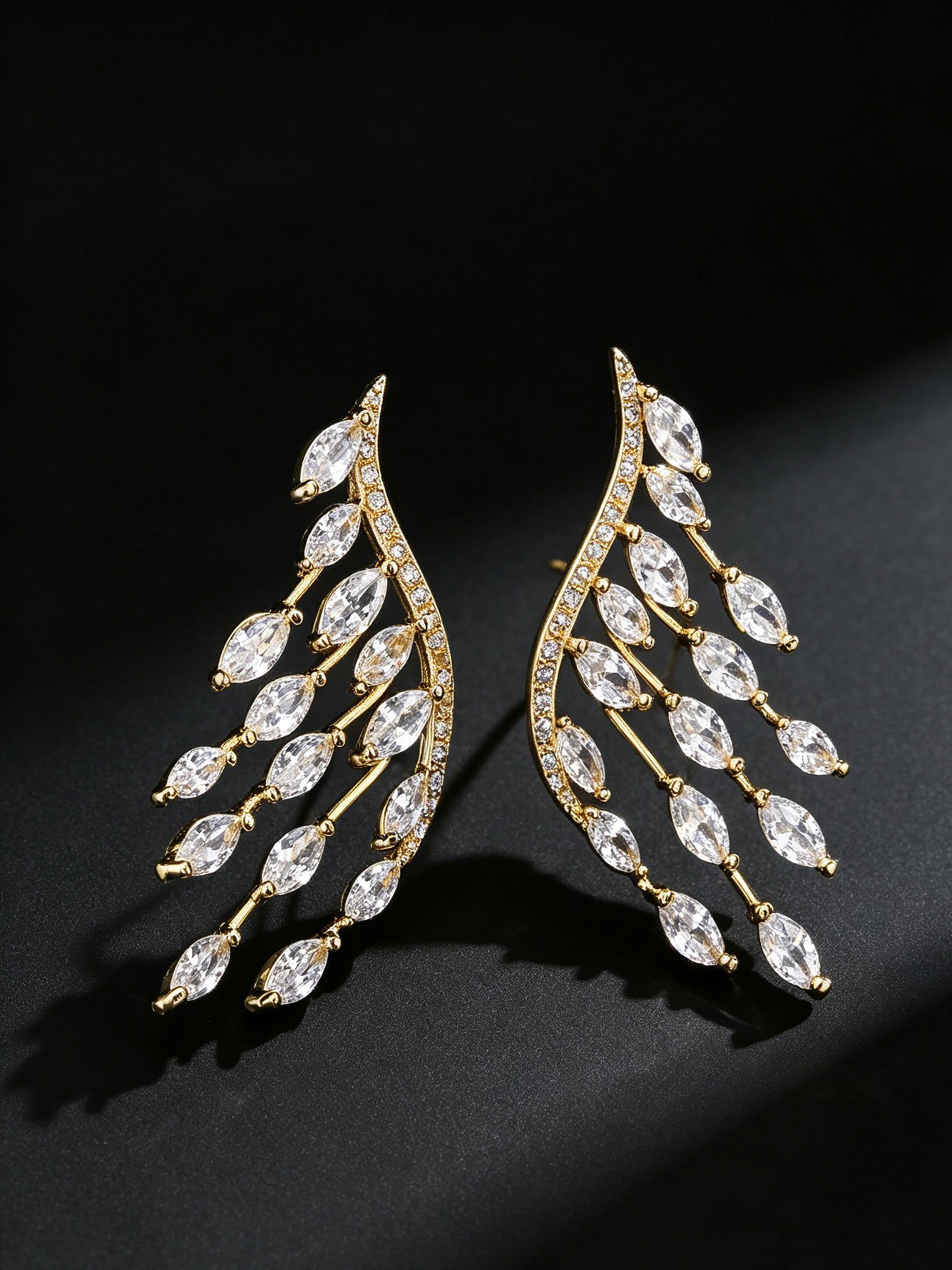 Gold Solid Earrings
