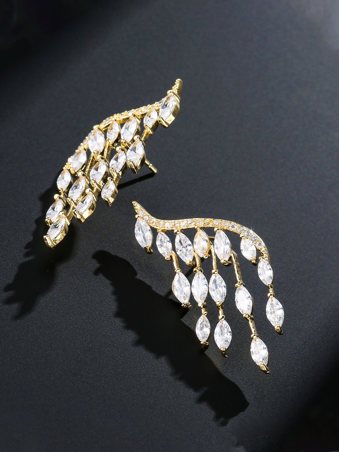 Gold Solid Earrings