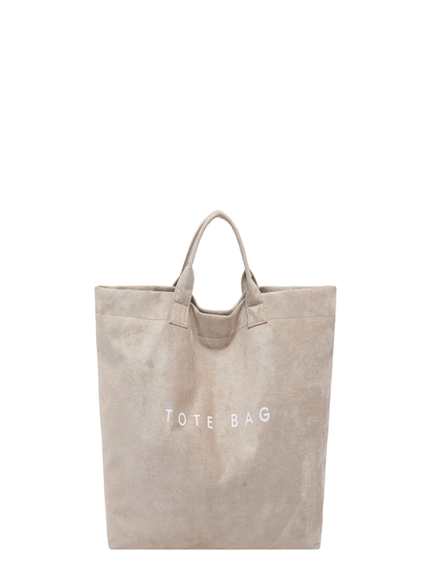 Khaki Slogan Tote