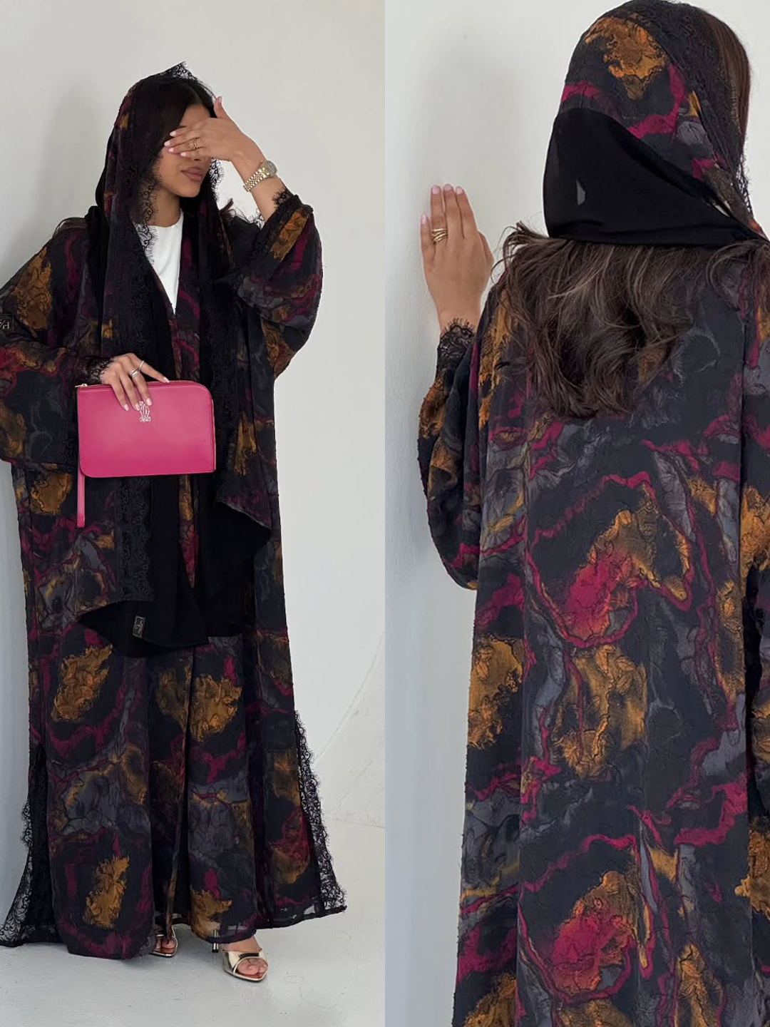 Multi Printed Abaya