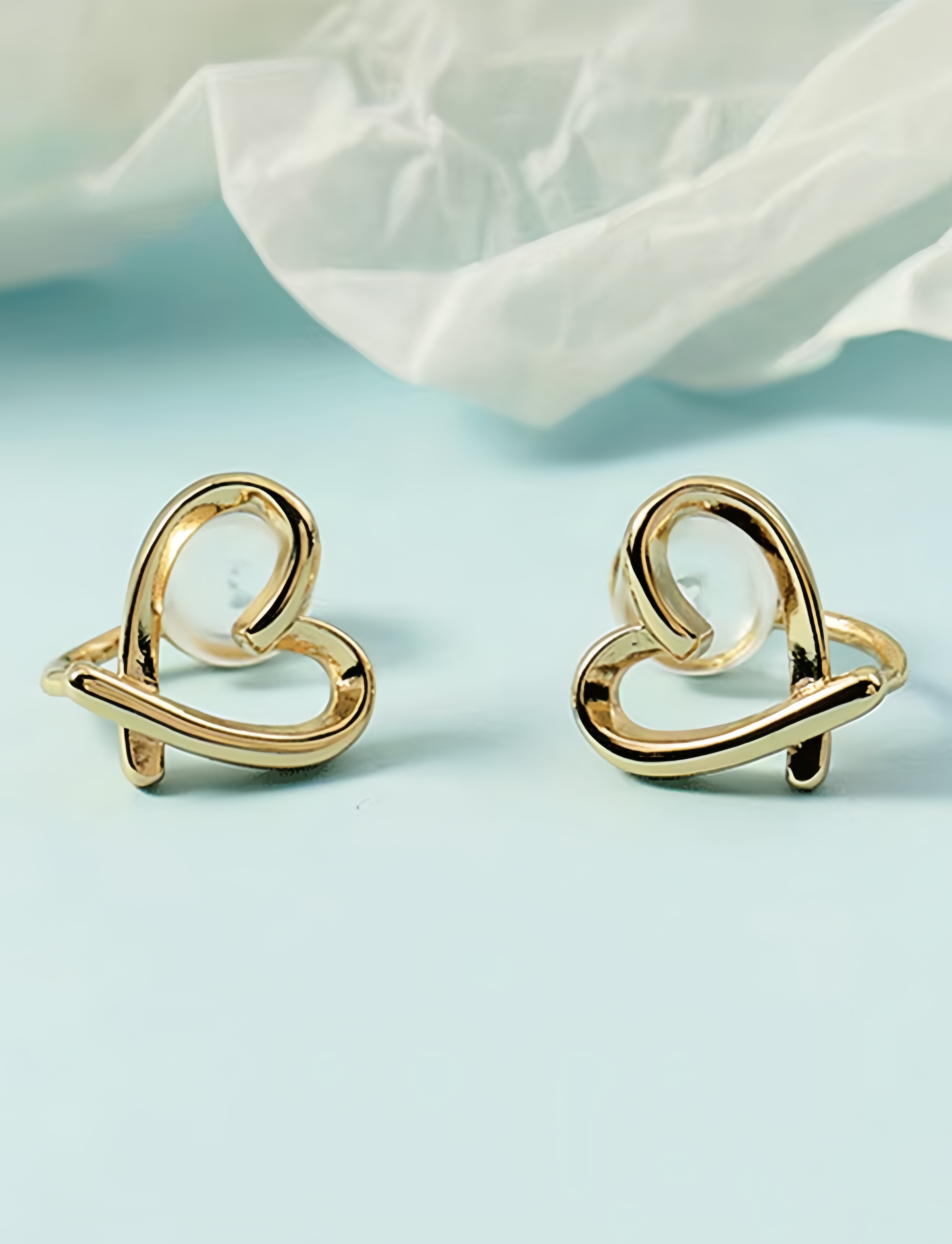 Gold Solid Earrings