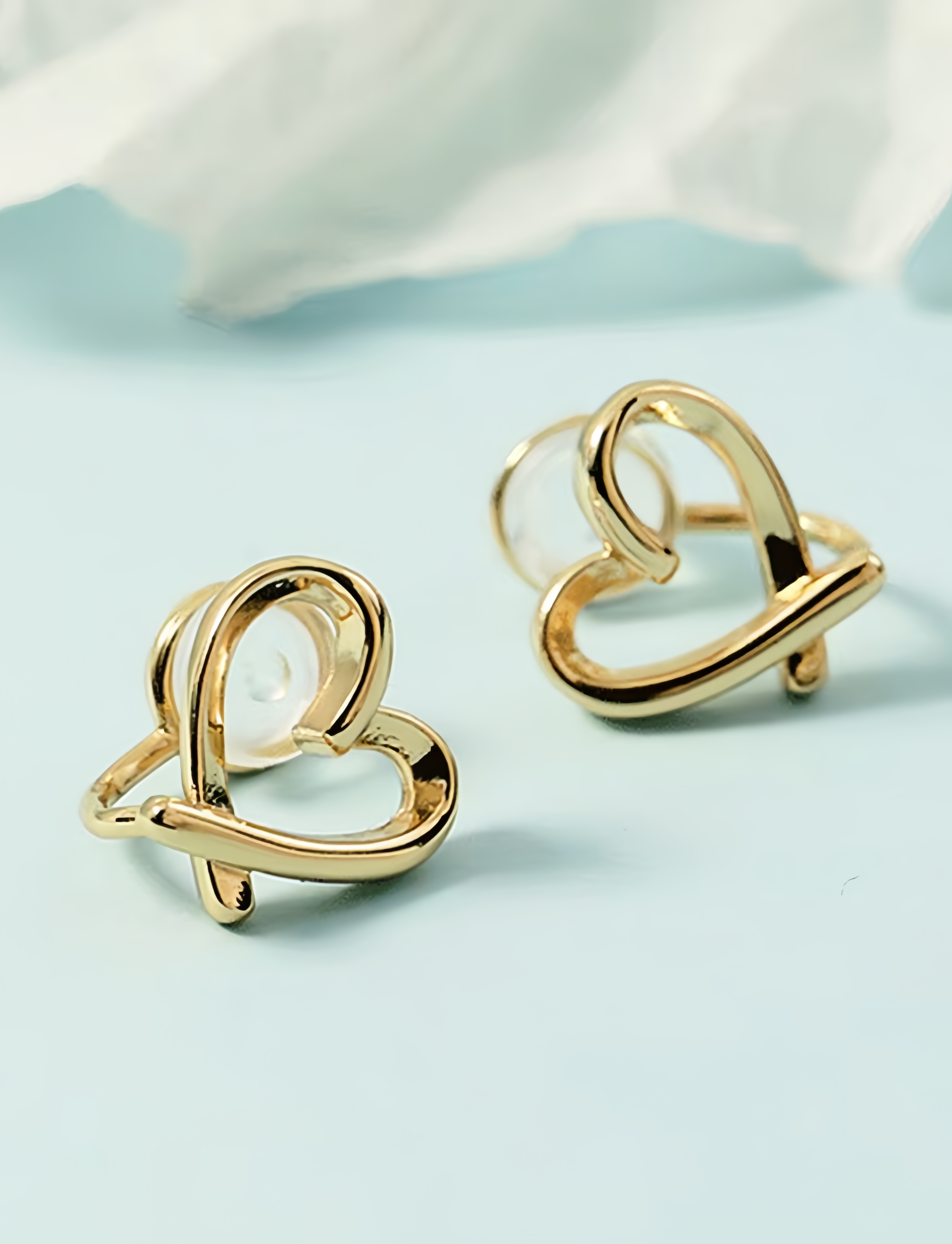 Gold Solid Earrings