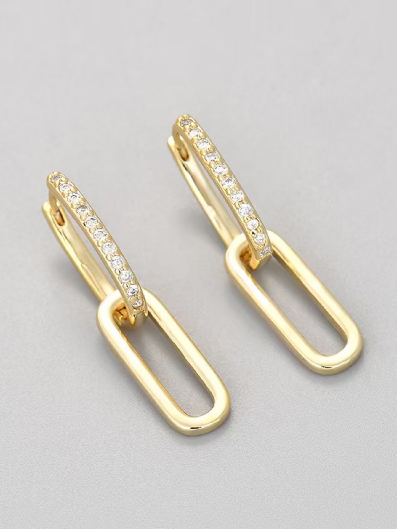 Gold Solid Earrings