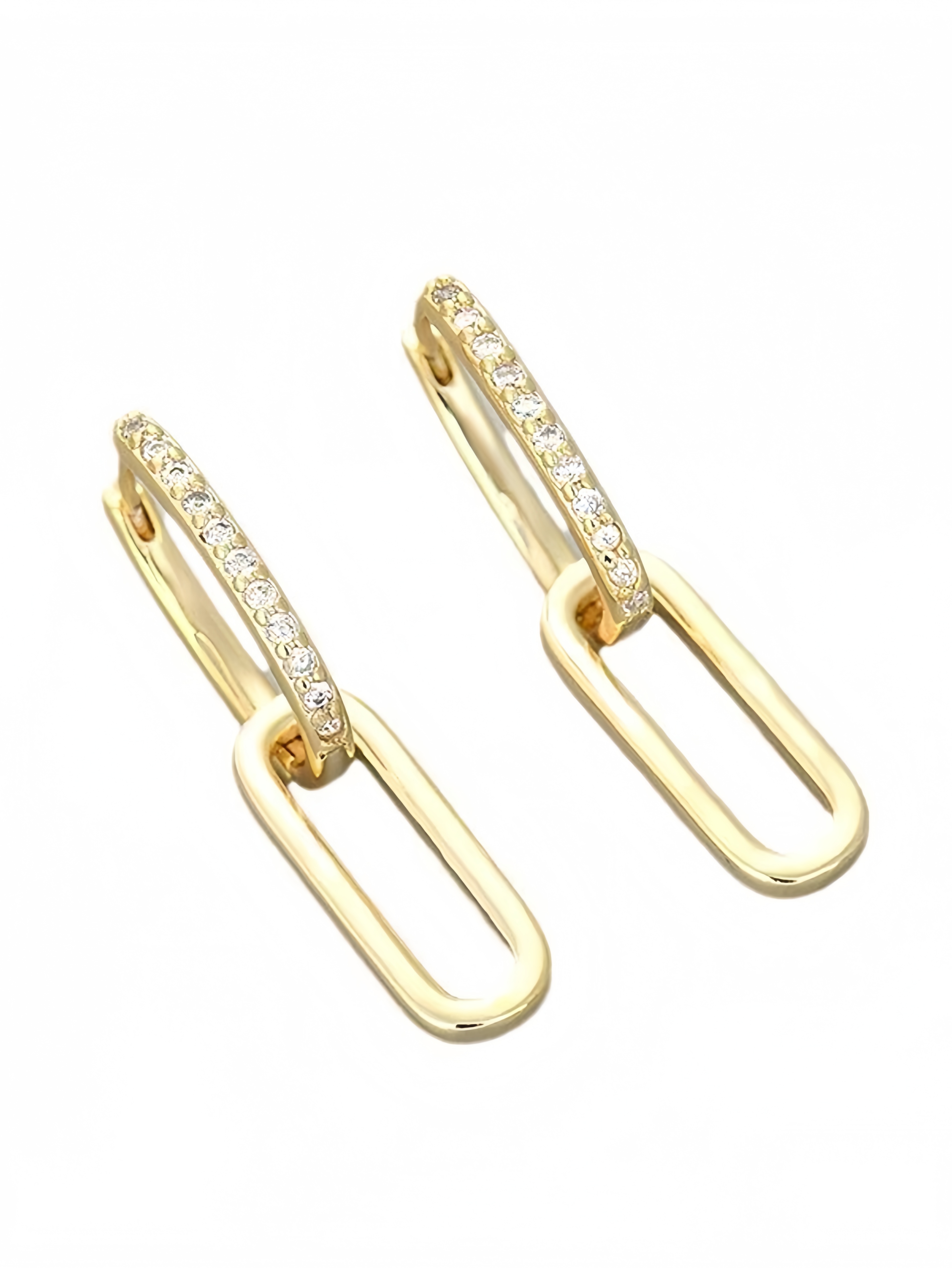 Gold Solid Earrings