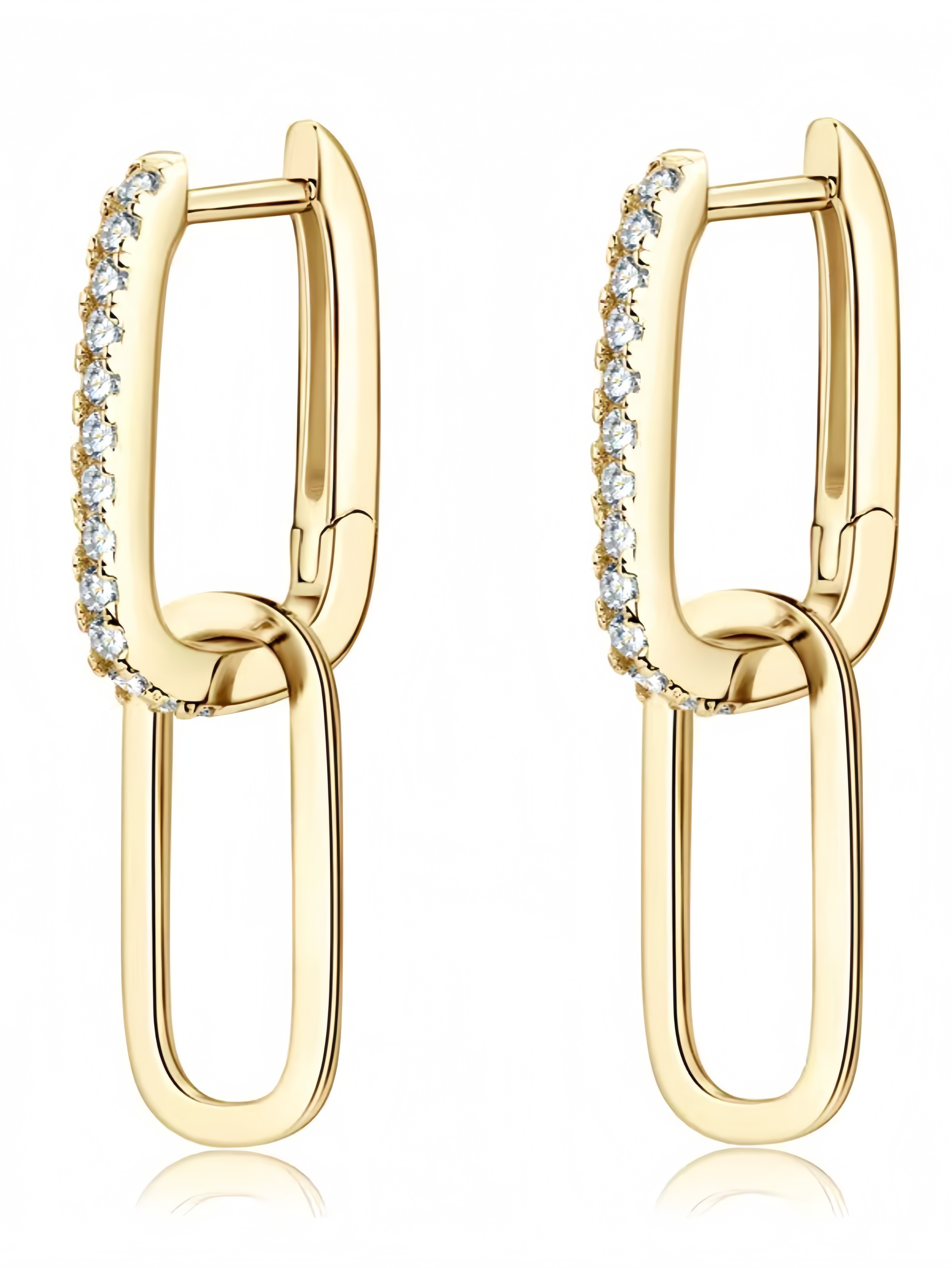 Gold Solid Earrings
