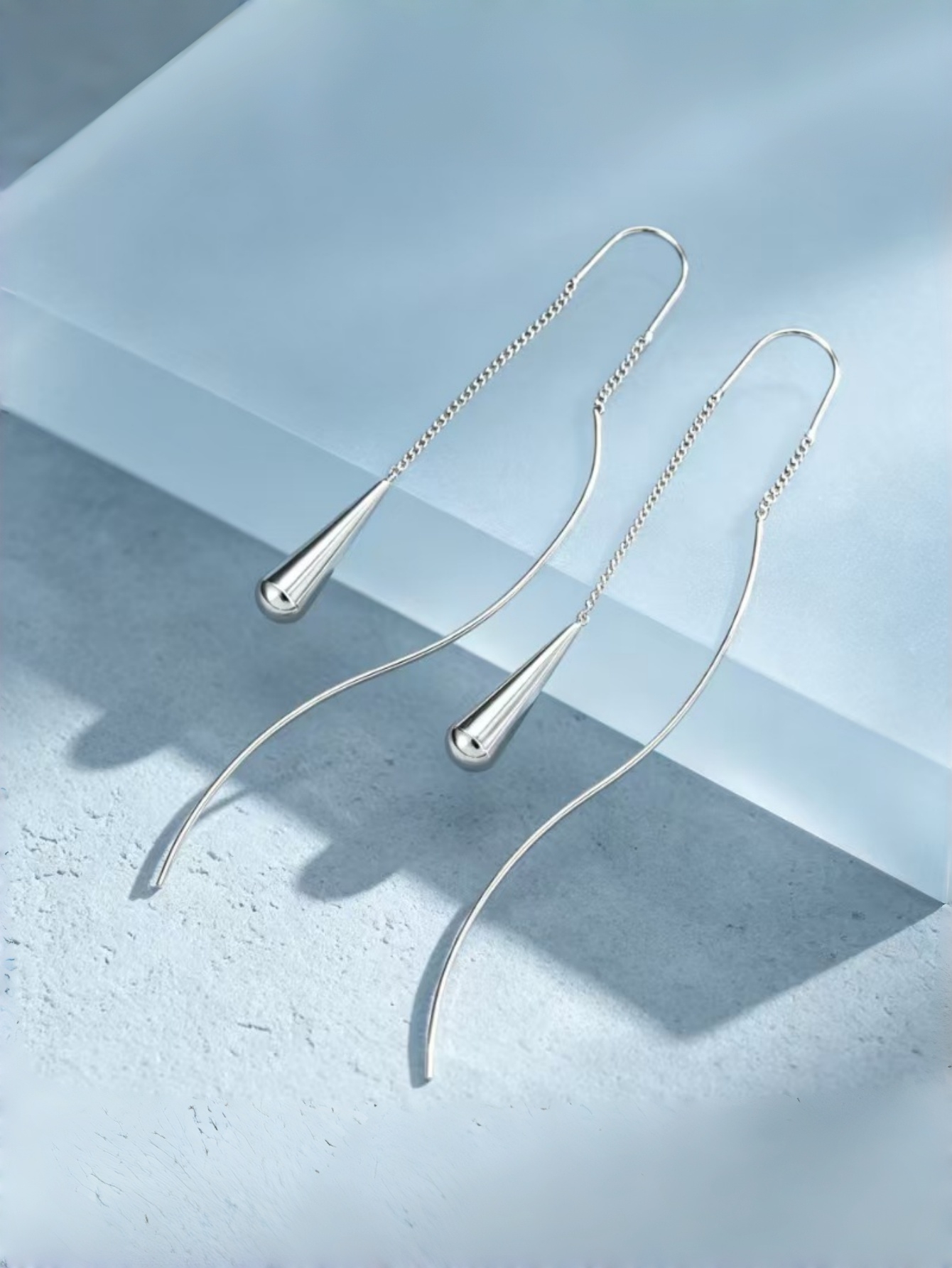 Silver Solid Earrings