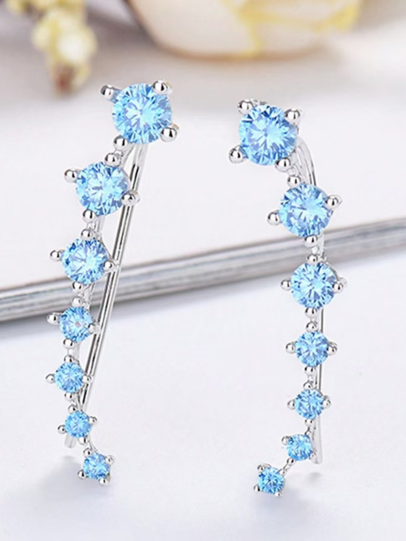 Silver Solid Earrings