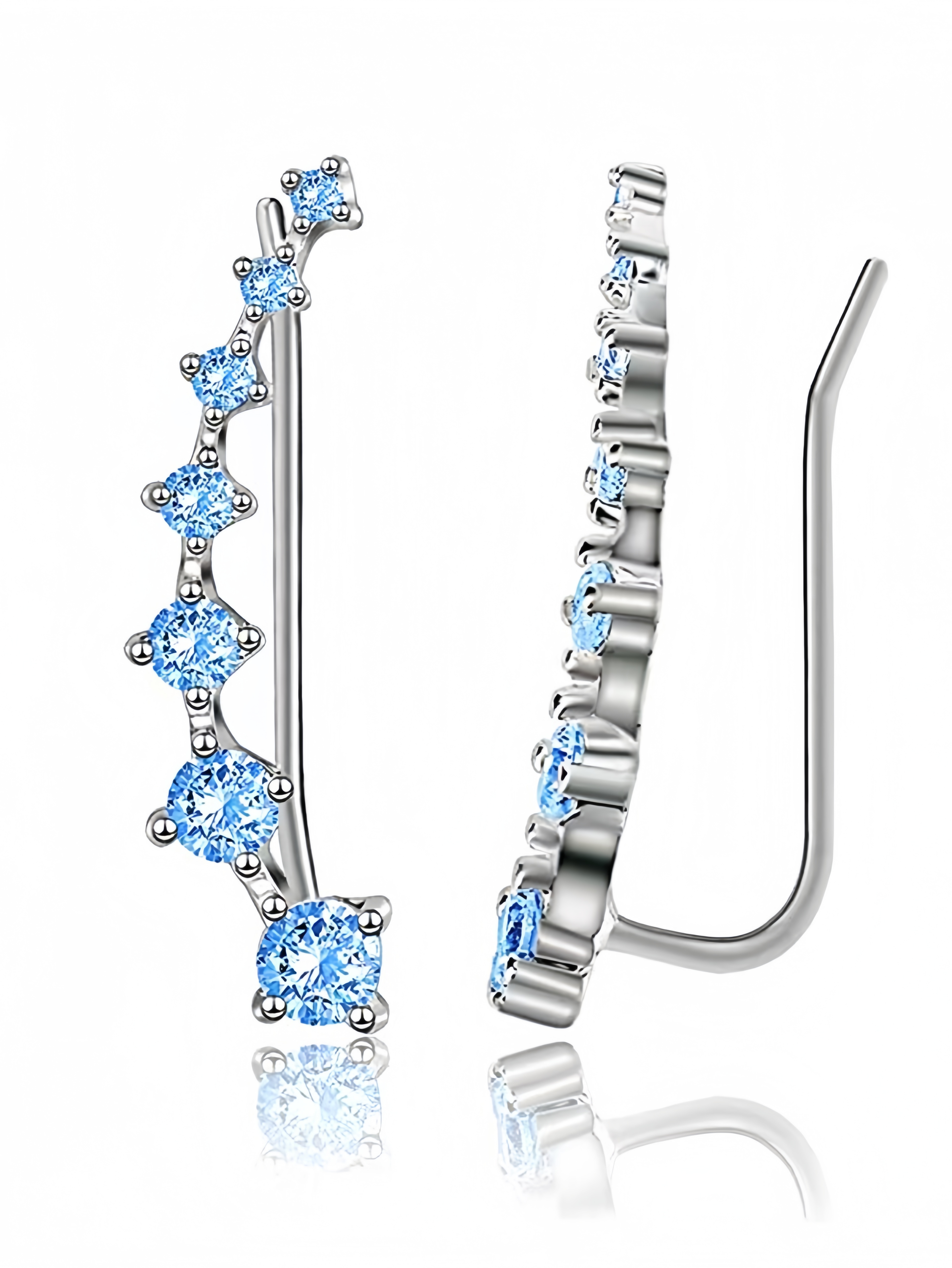 Silver Solid Earrings