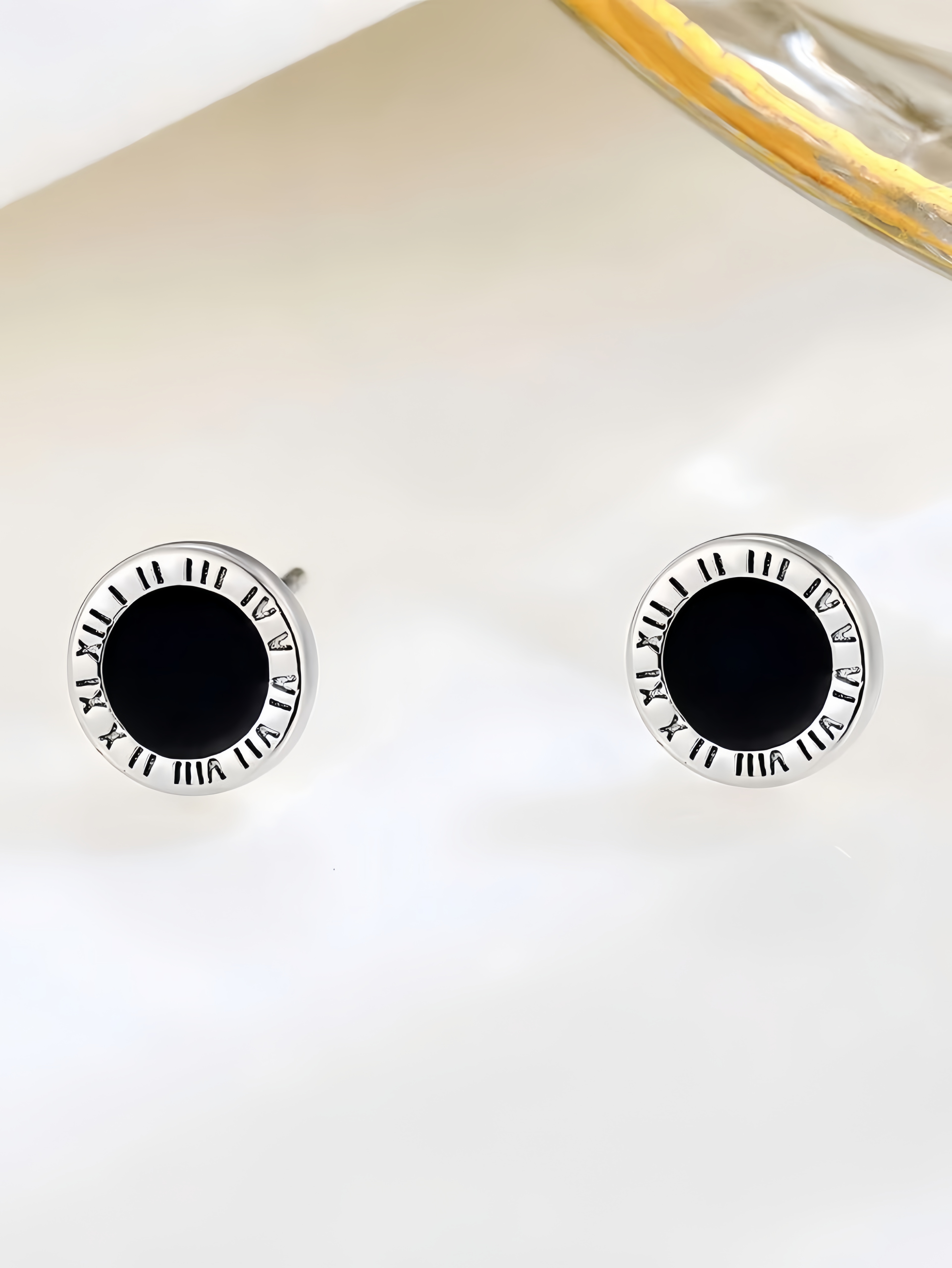 Silver Texture Earrings