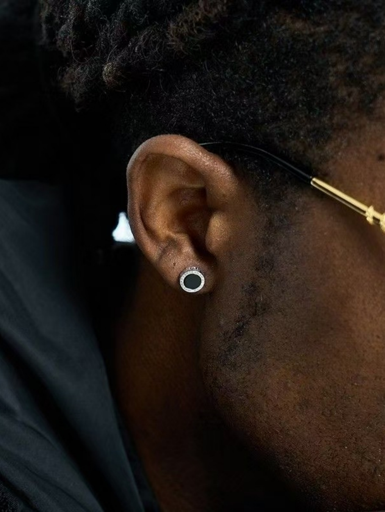 Silver Texture Earrings