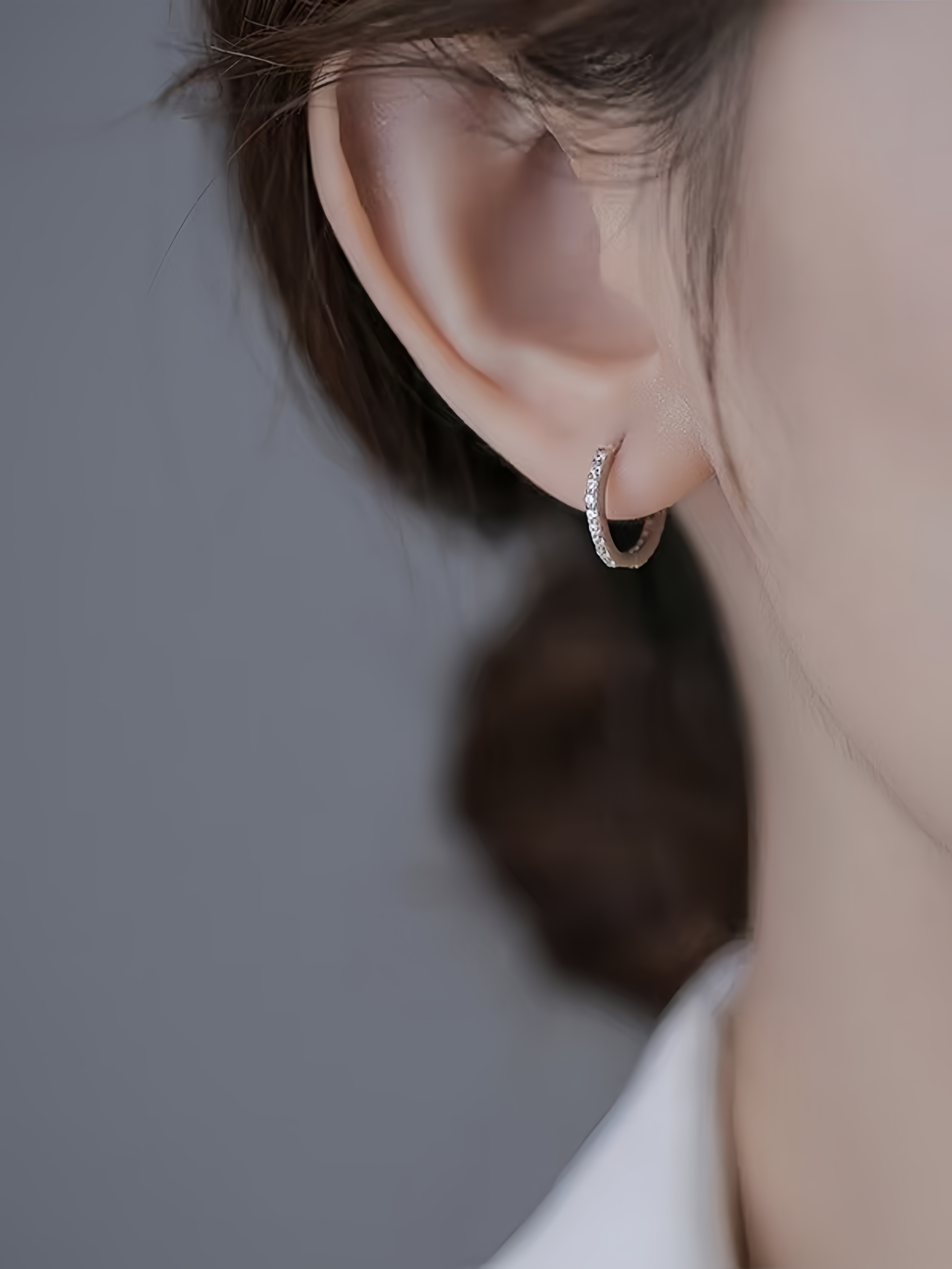 Silver Solid Earrings
