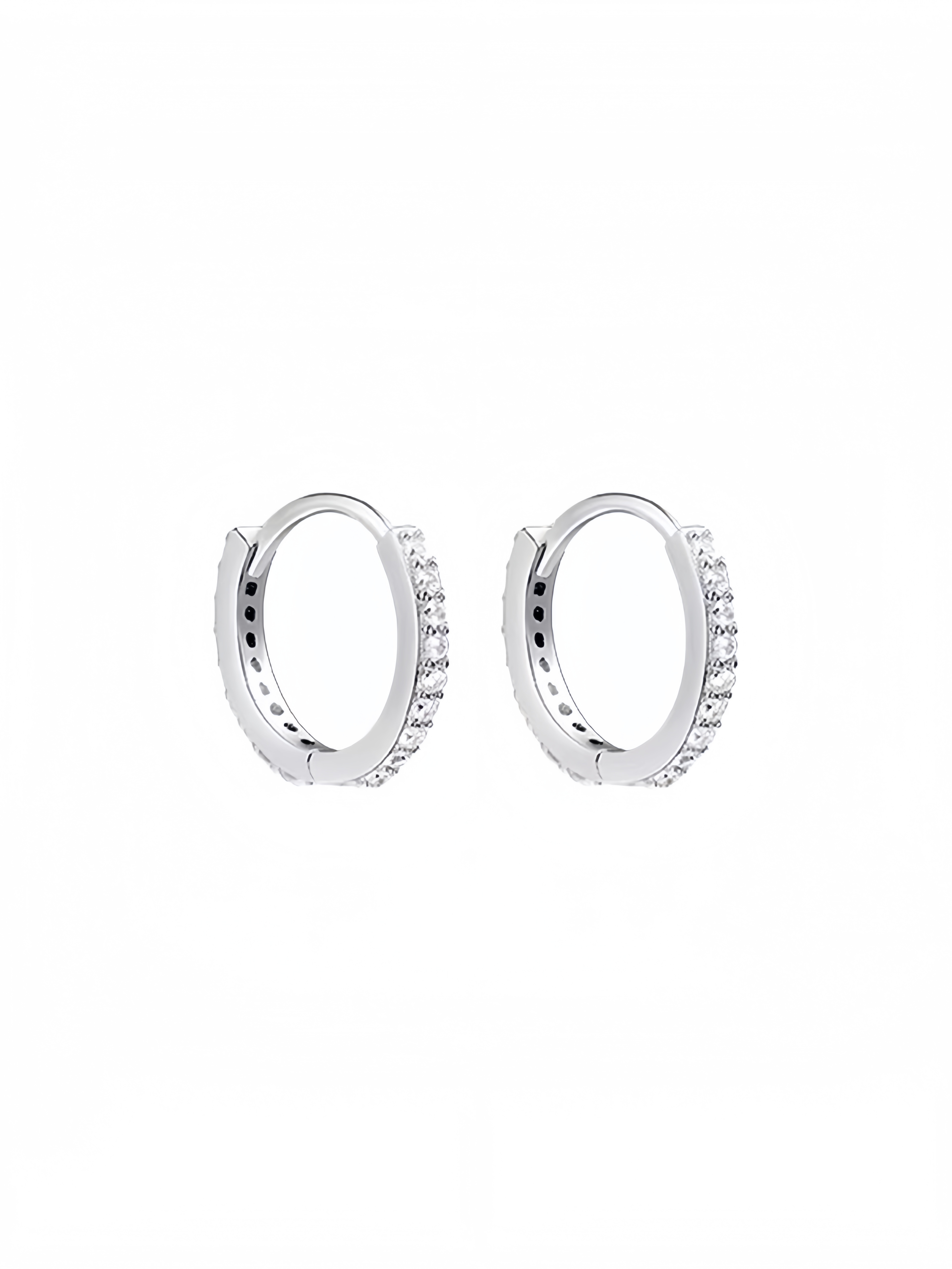 Silver Solid Earrings