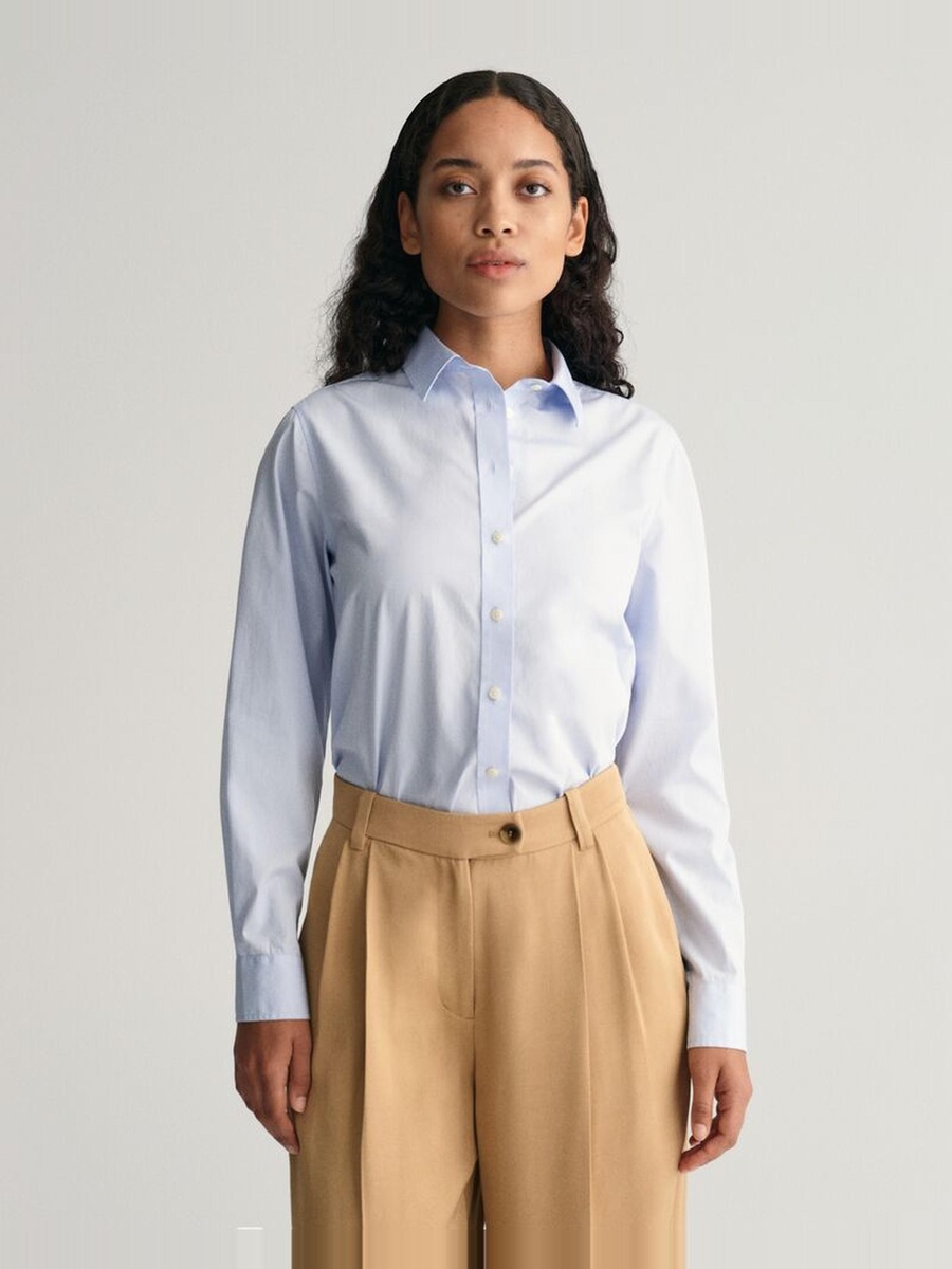 Light Blue Classic Regular Poplin Shirt