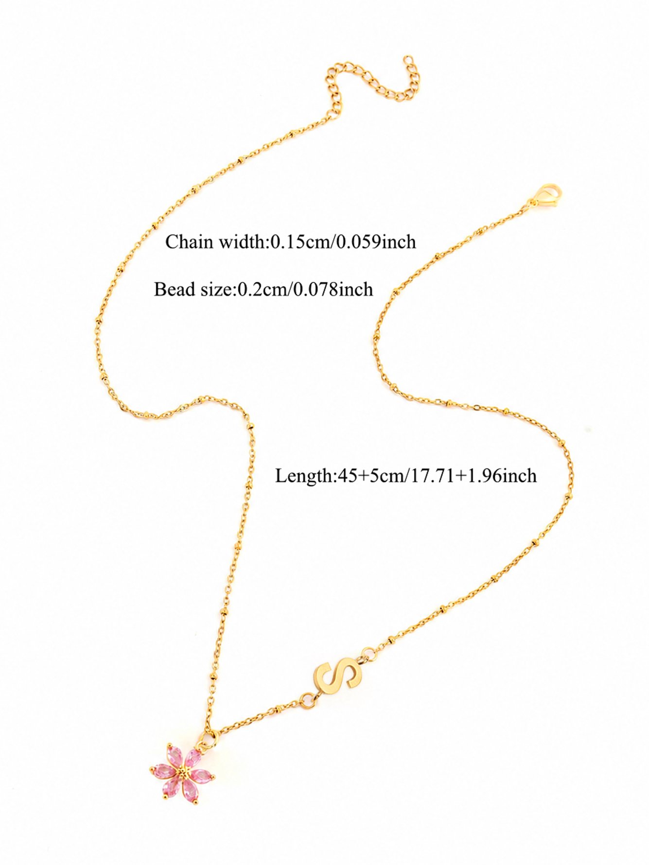 Gold Solid Delicate Necklaces