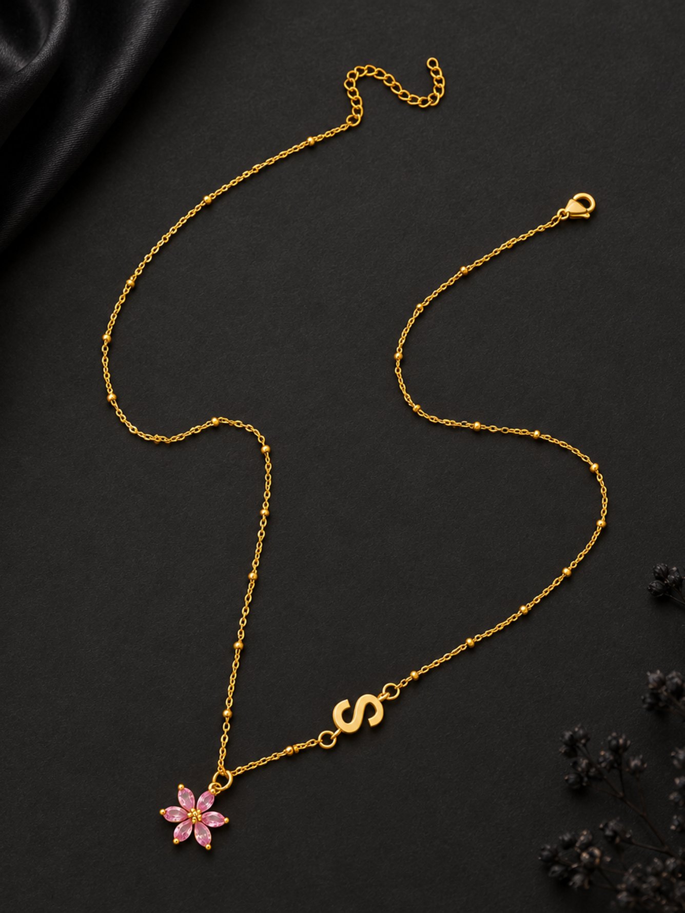 Gold Solid Delicate Necklaces