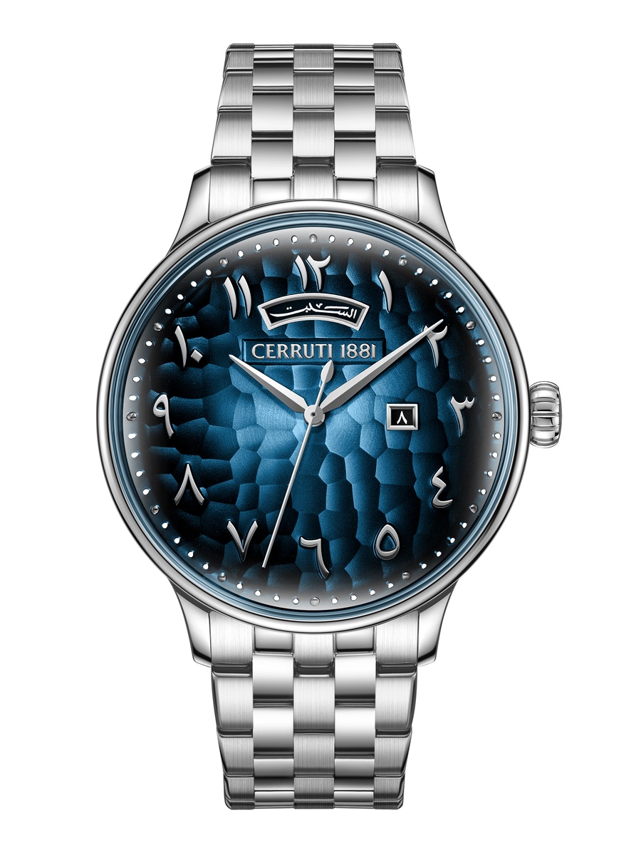 Dervio Dark Blue Dial, Stainless Steel Bracelet, Analog Watch for Men, 42mm
