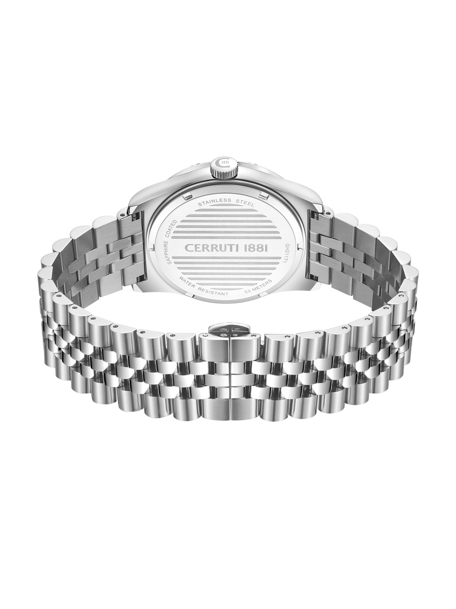 Chienti Blue Dial, Stainless Steel Bracelet, Analog Watch for Men, 41mm