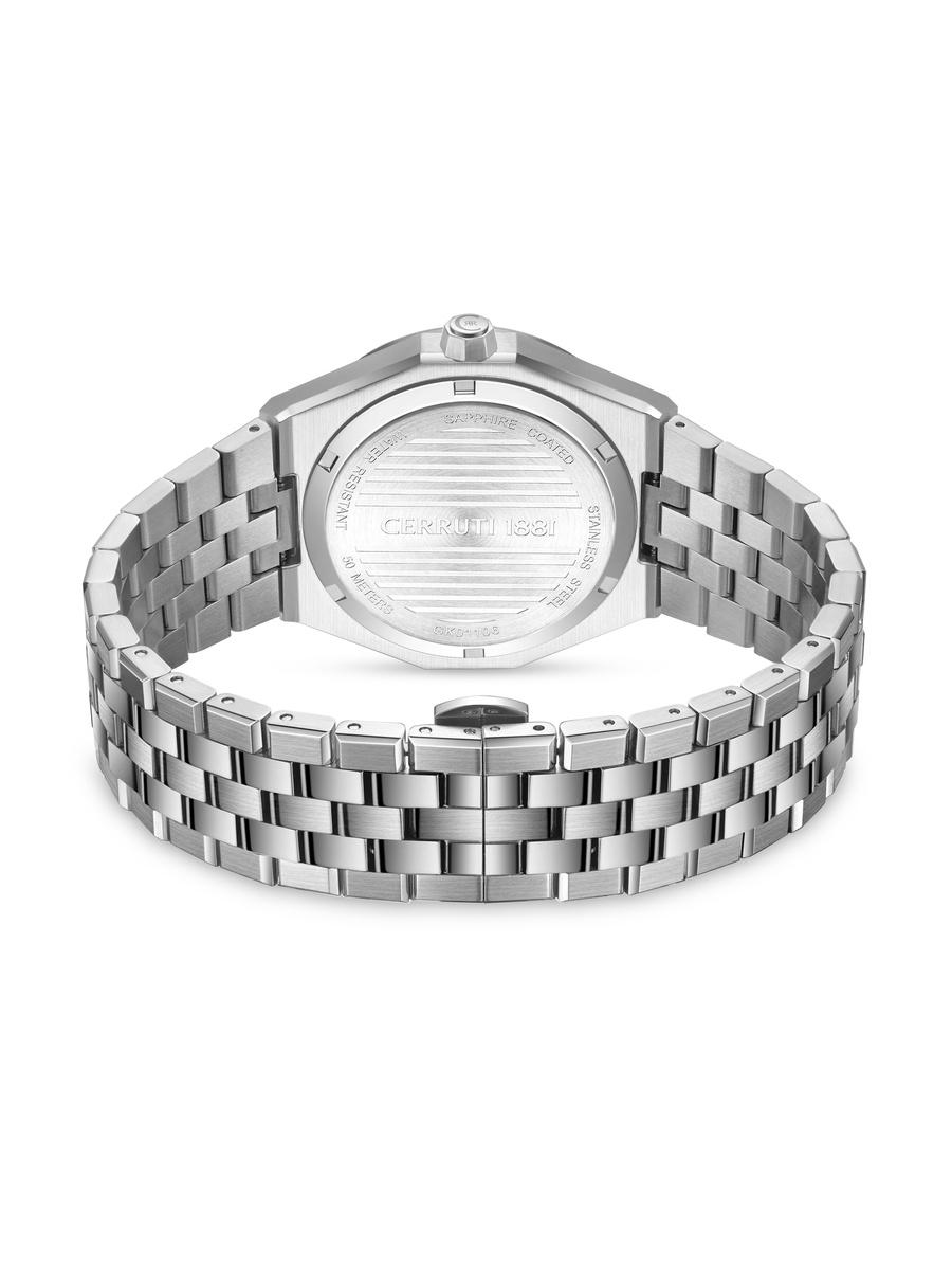 Ravello Light Blue Dial, Stainless Steel Bracelet, Multifunction Watch for Men, 42mm