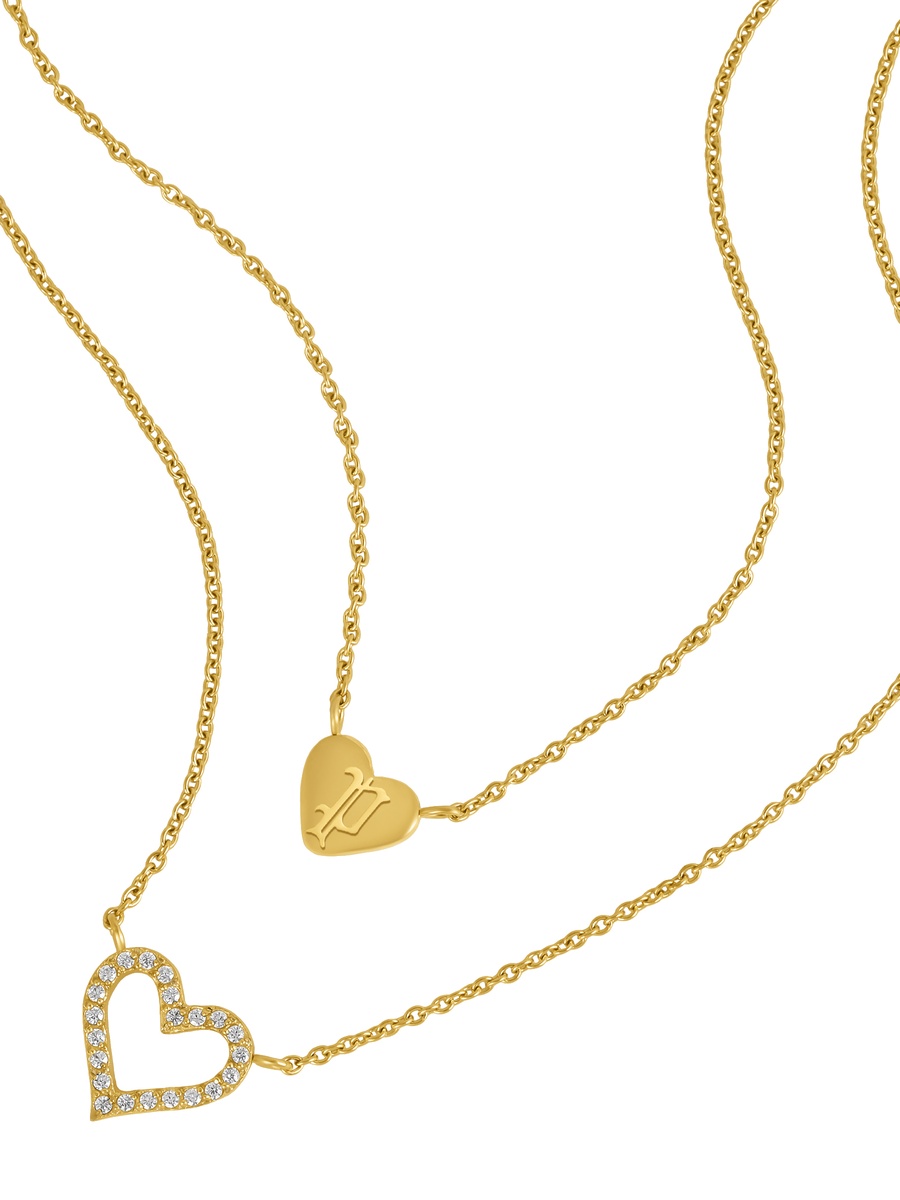Heartbound Stainless Steel Pendant Necklace for Women