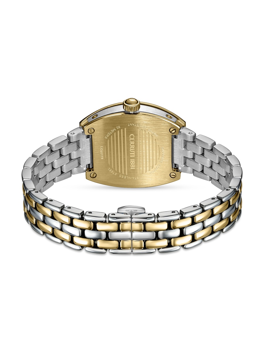 Calliano White Mother-of-pearl Dial, Stainless Steel Bracelet, Analog Watch for Women, 29mm