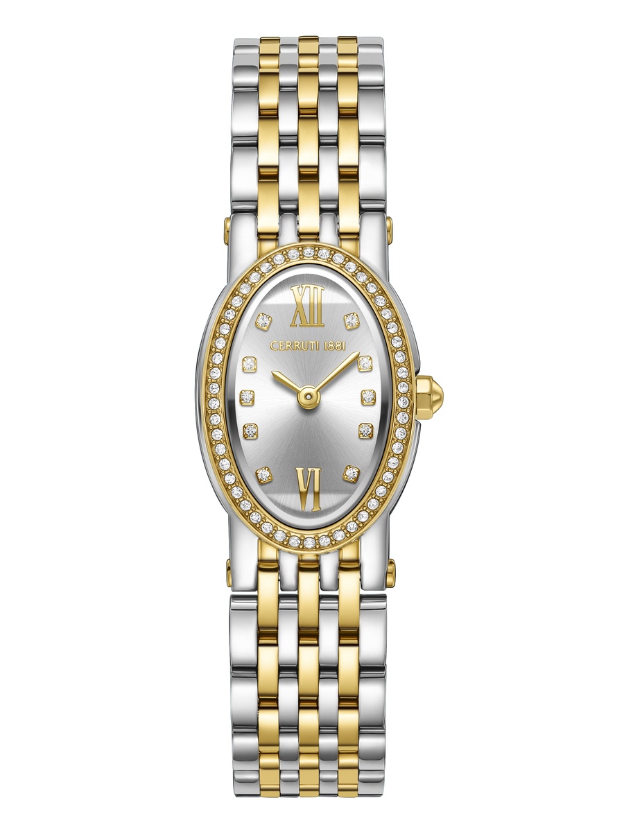Norcia Mini Silver Dial, Stainless Steel Bracelet, Analog Watch for Women, 20mm