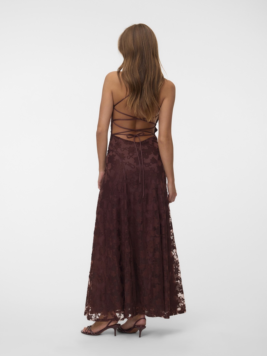 Jacquard Strappy Maxi Dress