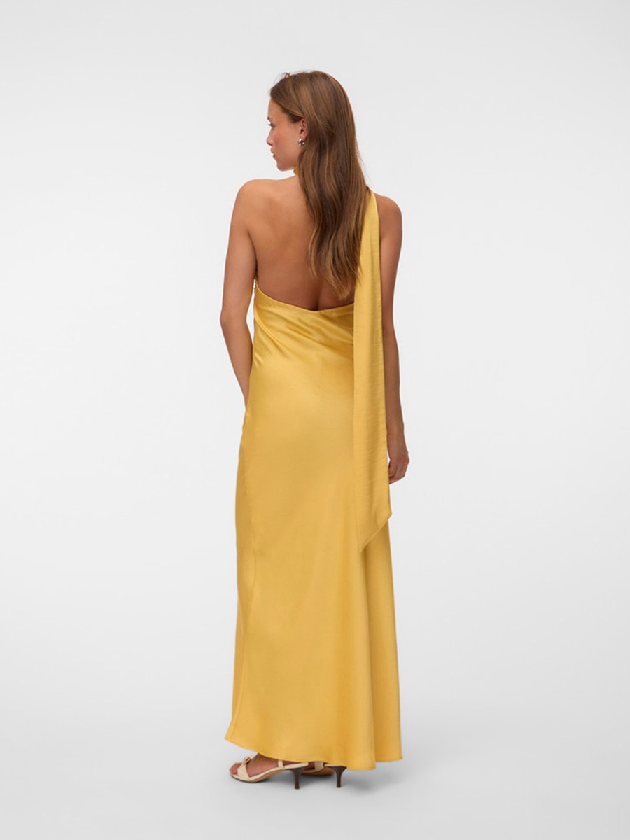 Halter Neck Maxi Dress