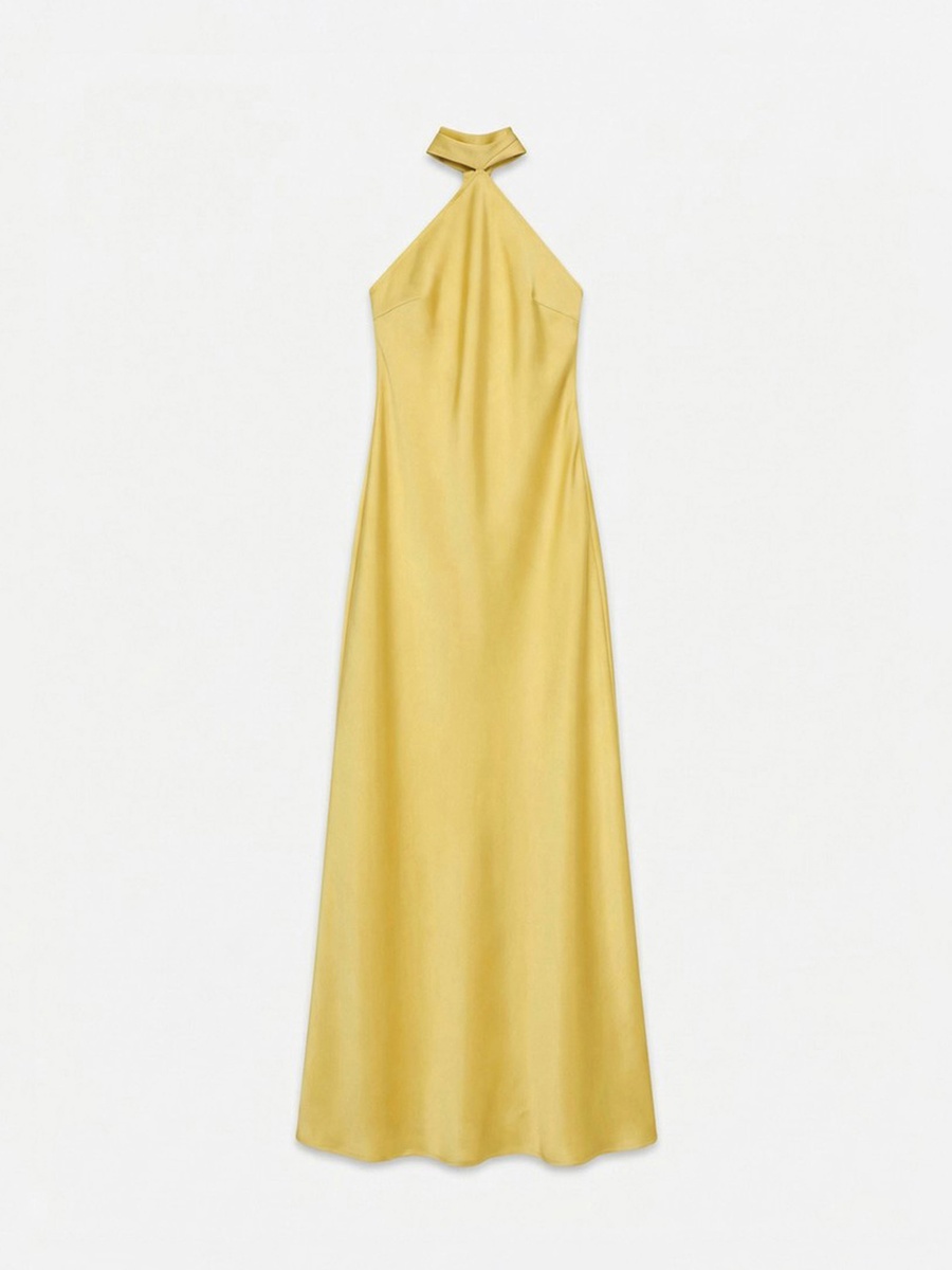 Halter Neck Maxi Dress