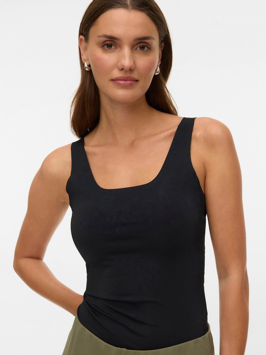 Sleeveless Padded Top
