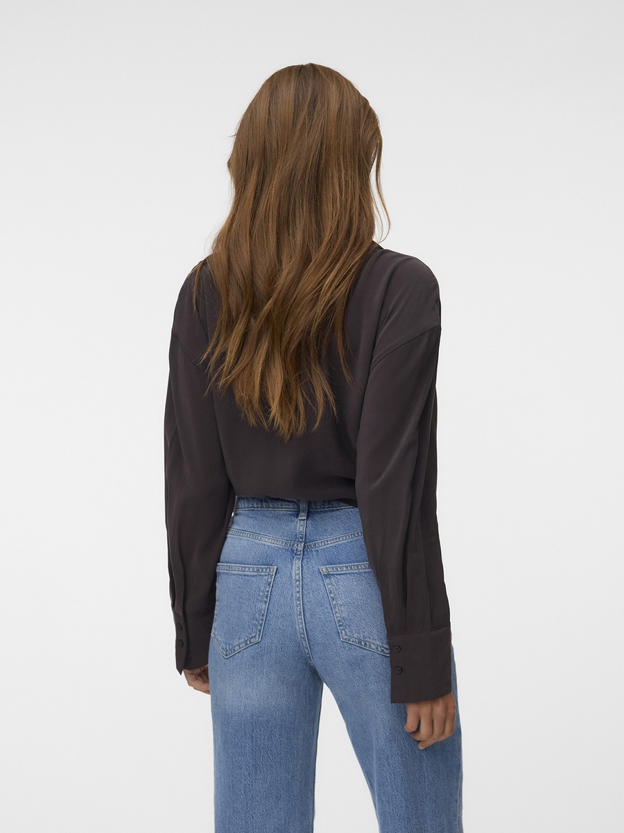 Sleeveless Short Tie Detail Shirt