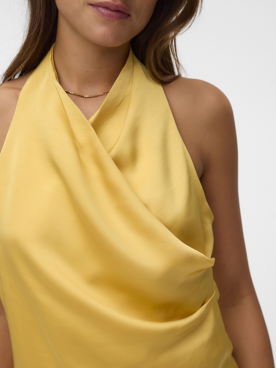 Halter Neck Wrap Top