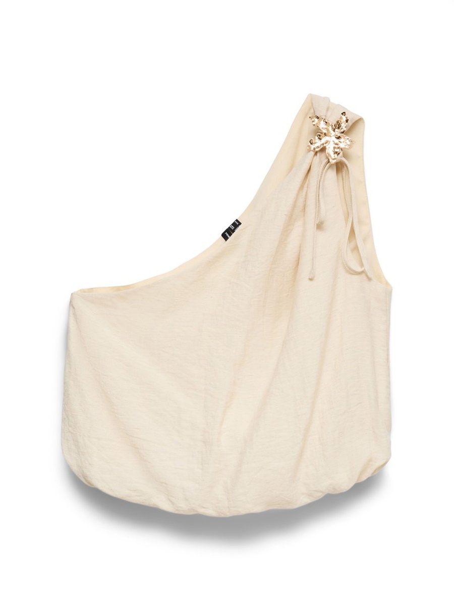 Oversized Detail Woven Top