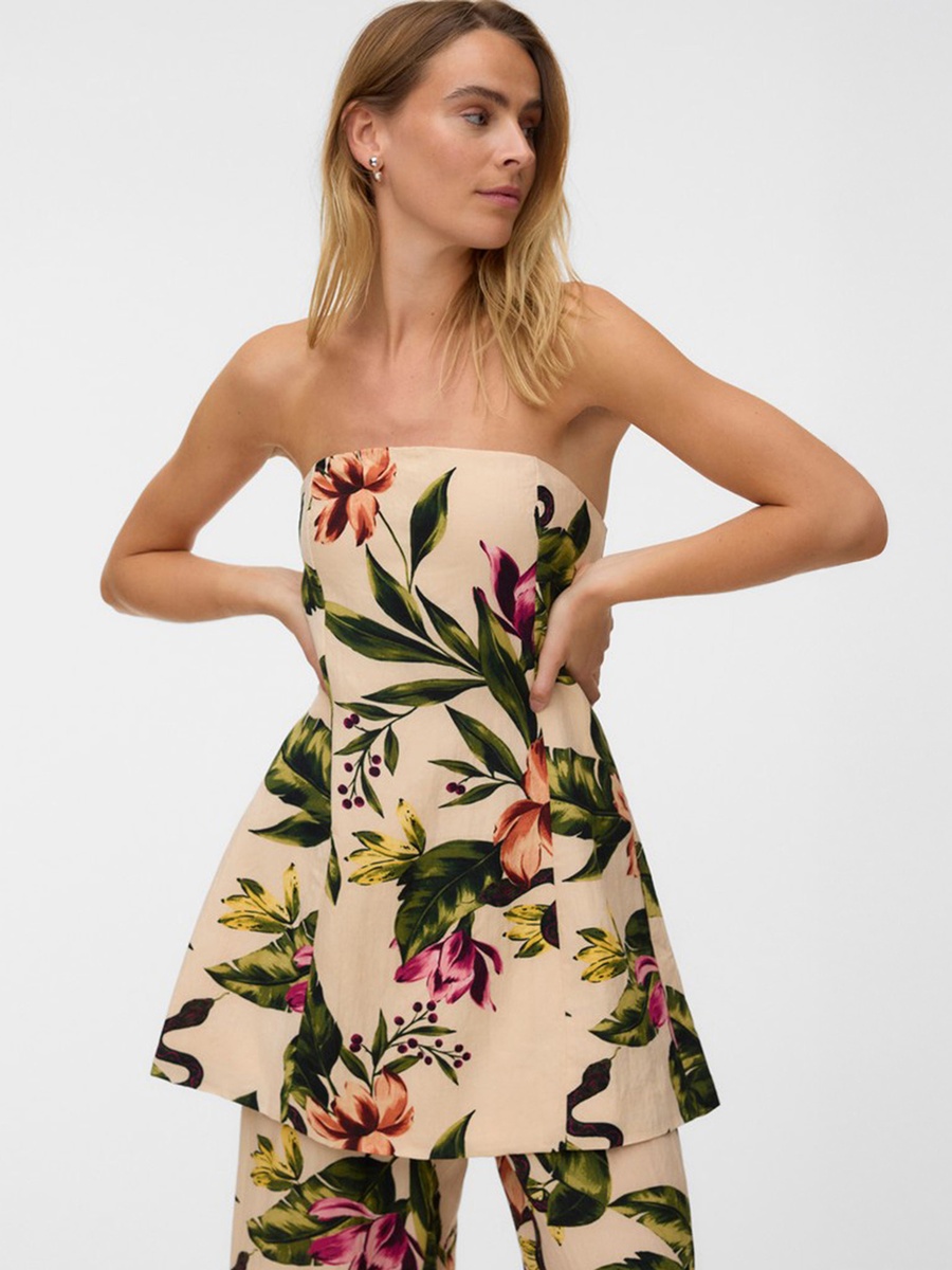 Bandeau Woven Top