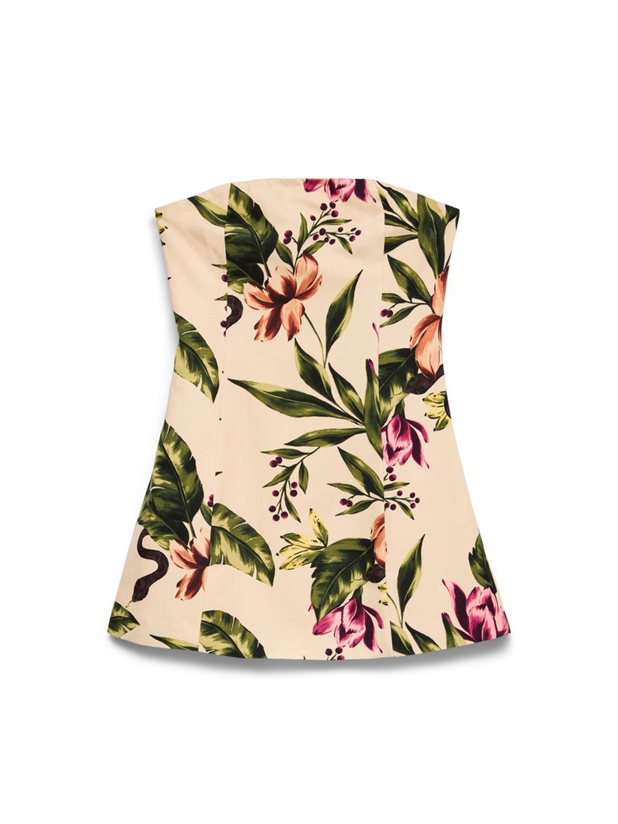 Bandeau Woven Top