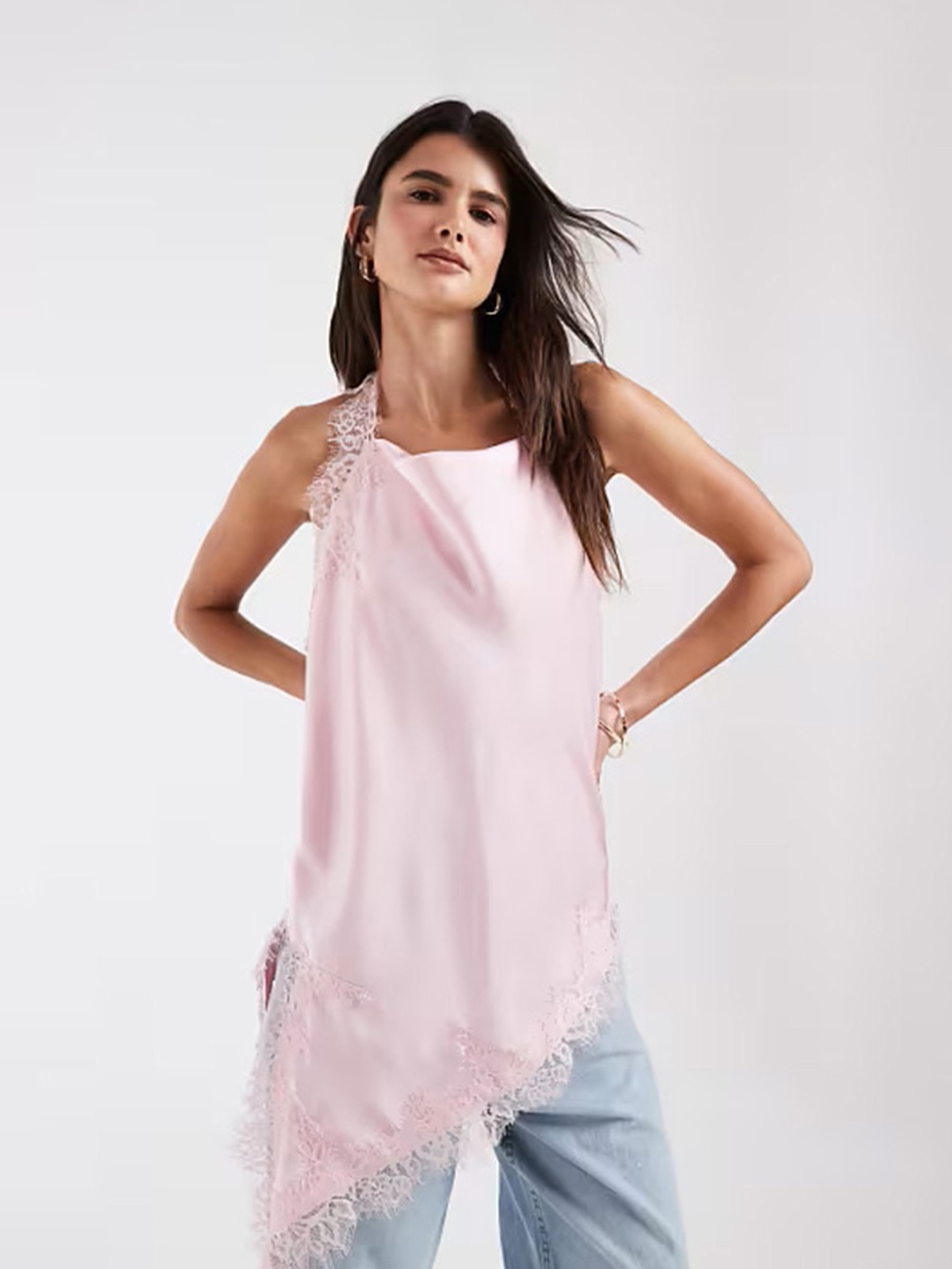 Halter Neck Lace Top