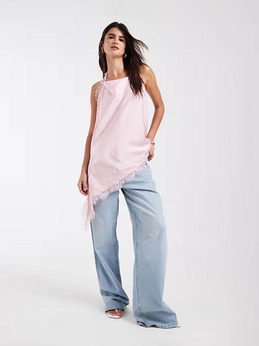Halter Neck Lace Top
