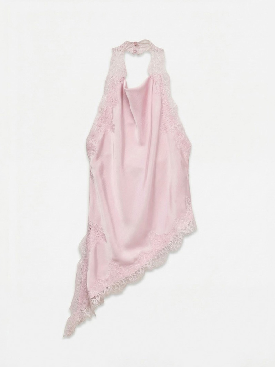 Halter Neck Lace Top