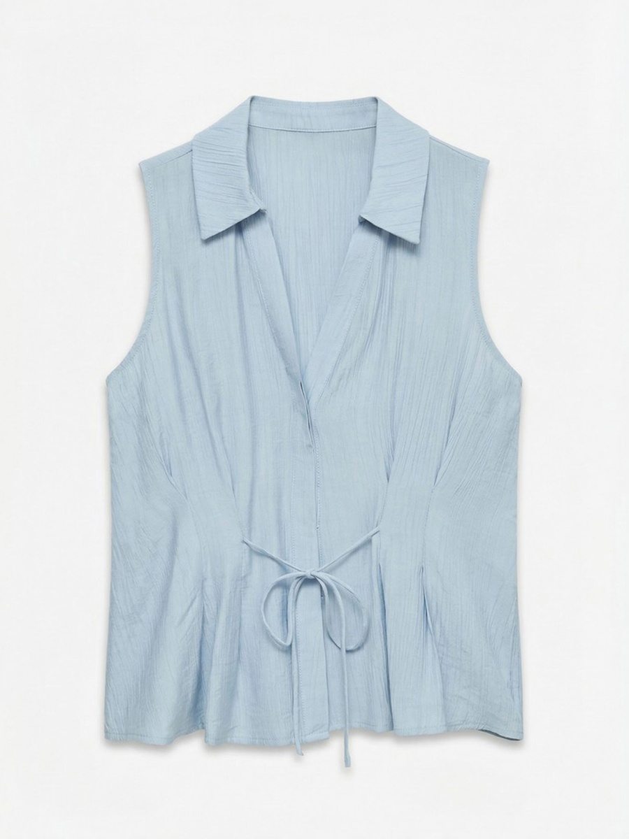 Sleeveless Woven Top