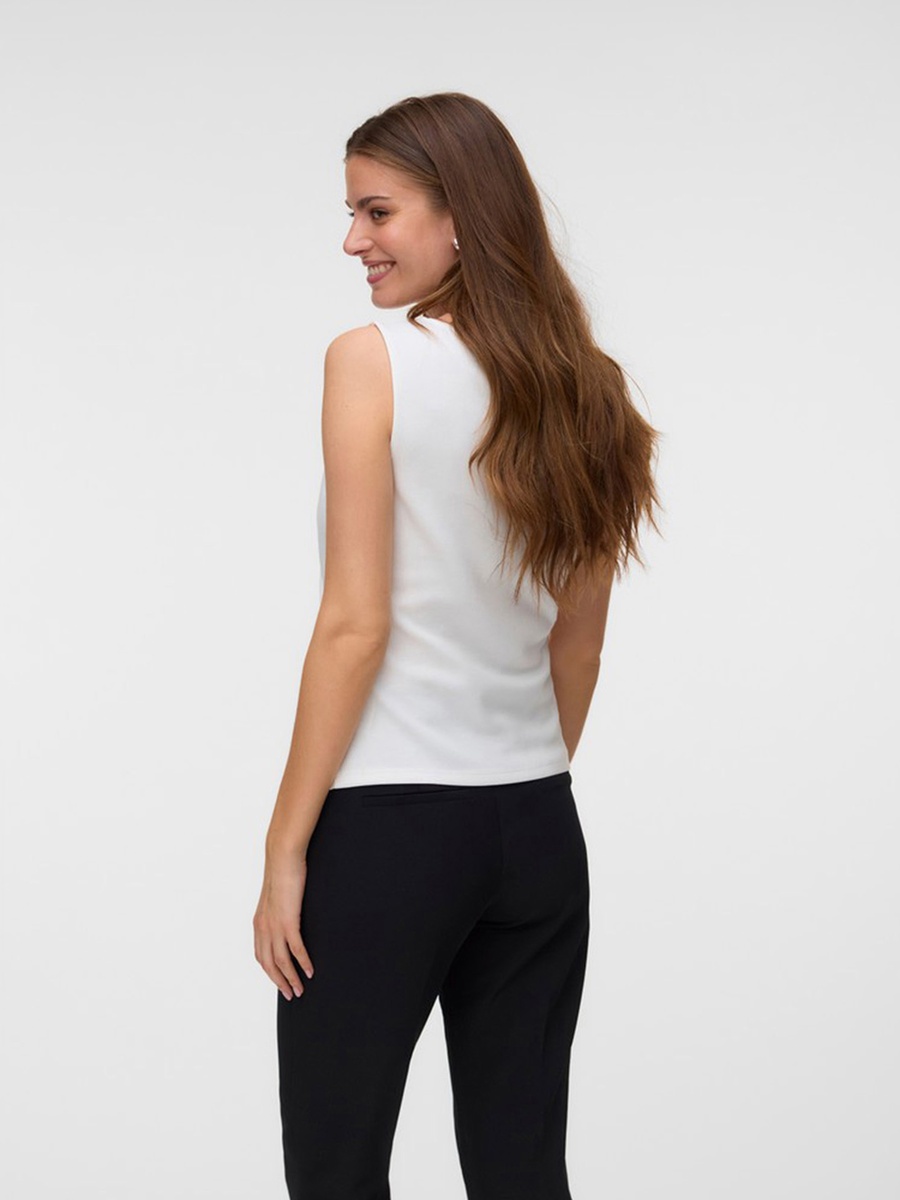 Sleeveless Knot Jersey Top